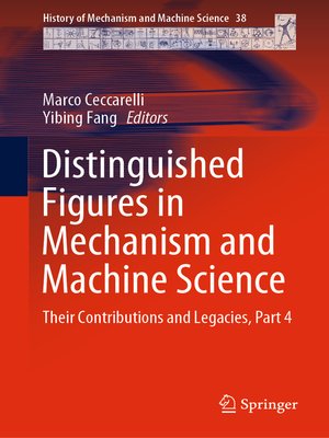 cover image of Distinguished Figures in Mechanism and Machine Science